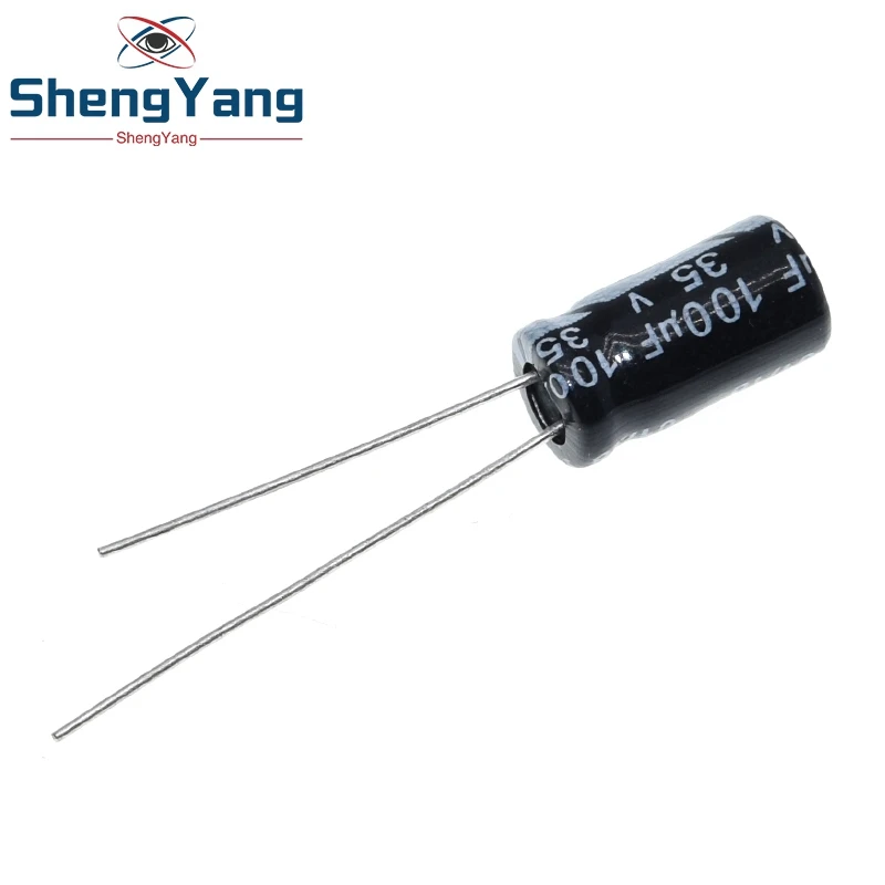

50PCS Higt quality 35V 100UF 6*12mm 100UF 35V 6.3*12 Electrolytic capacitor