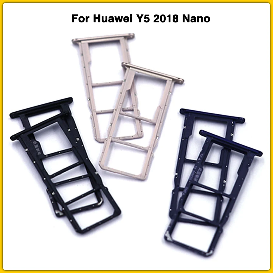 Новая двойная SIM карта для Huawei Y5 2018 Nano Sim Micro кардридер держатель лоток Сменный