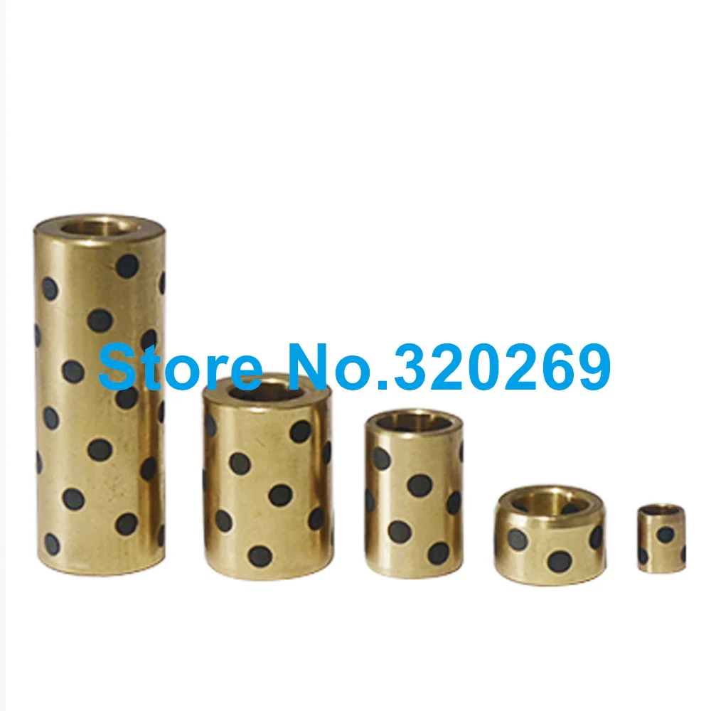 Графит JDB медный подшипник втулка медная безмасляная ID 5 мм детали для 3D-принтера