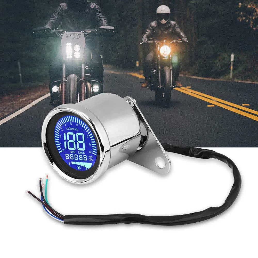 

Motorcycle LCD Screen Speedometer Odometer Techometer Fuel Gauge for Most Popular 12V Motorbike Odometer with Indicator