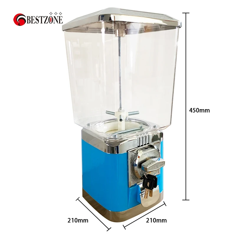 Торговый автомат голубого цвета 1 шт. конфетная настольная подпрыгивающая мяча