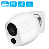 1080p low power mini battery camera outdoor wifi ip camera 2mp pir motion detect smart home wireless security cctv camera icsee