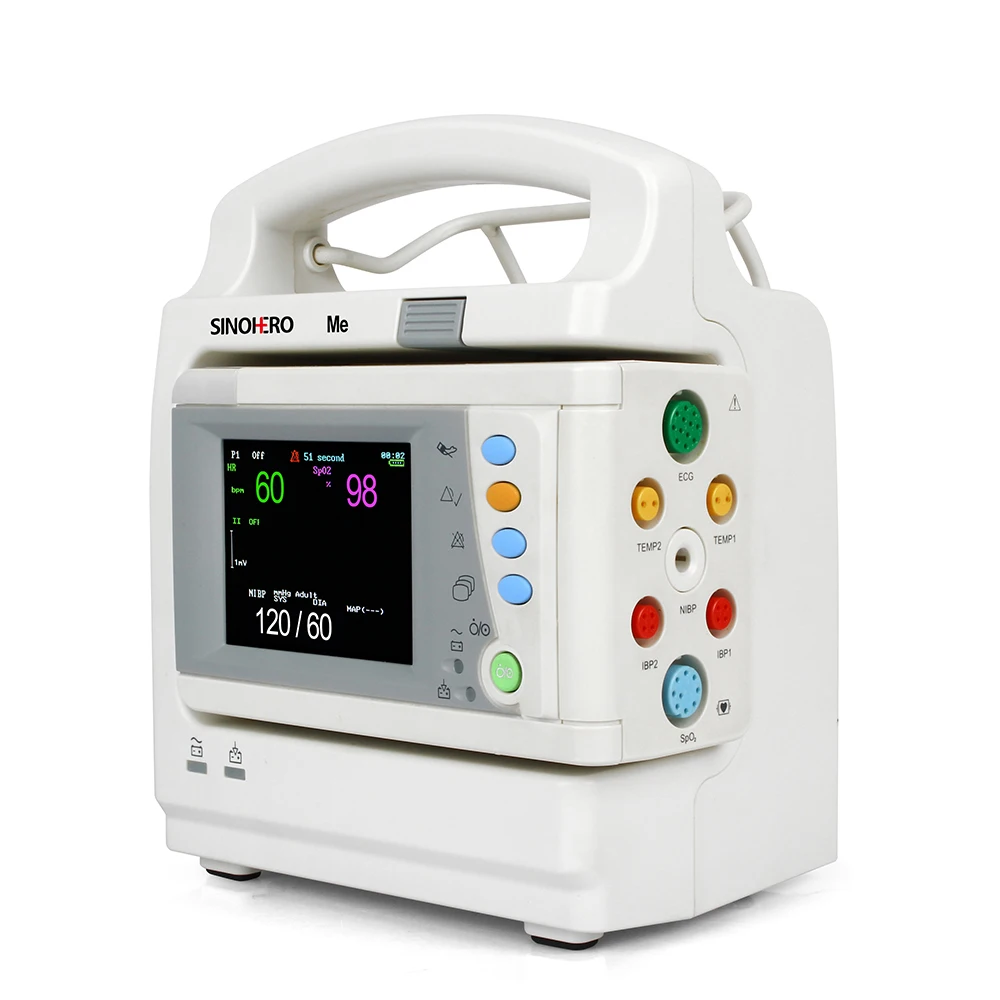 

Ce Certified SINOHERO Hospital Portable Vital Signs Monitor Handheld Multipara Patient Monitor