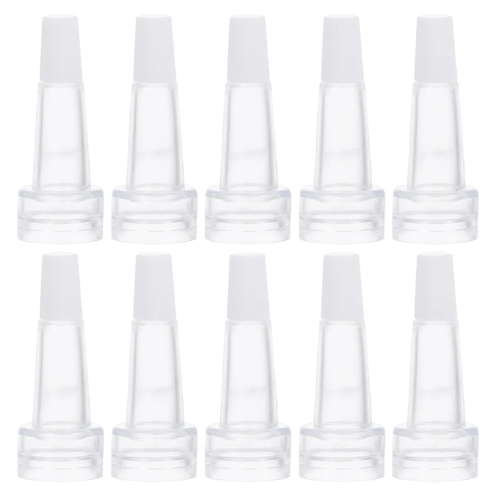 

100Pcs Horn-Shape Vial Bottles Cap for Essence Bottles Liquid Container