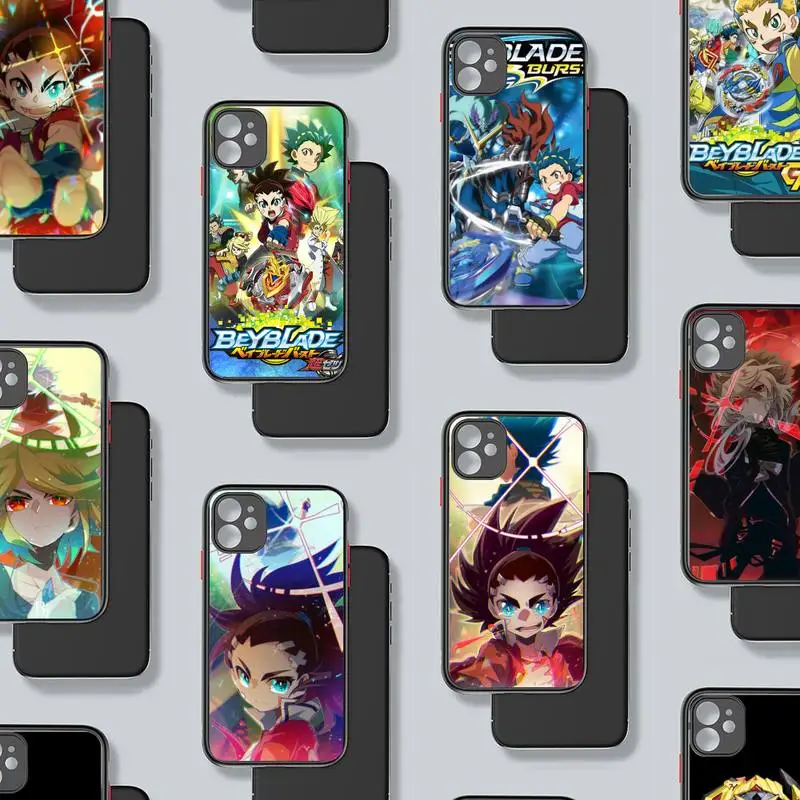 

Beyblade Burst hot game Phone Case matte transparent For iphone 7 8 11 12 plus mini x xs xr pro max cover