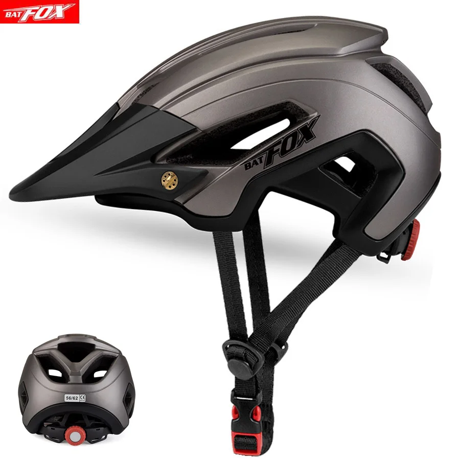 Велосипедный шлем BATFOX цельнолитой для горных велосипедов мужчин и