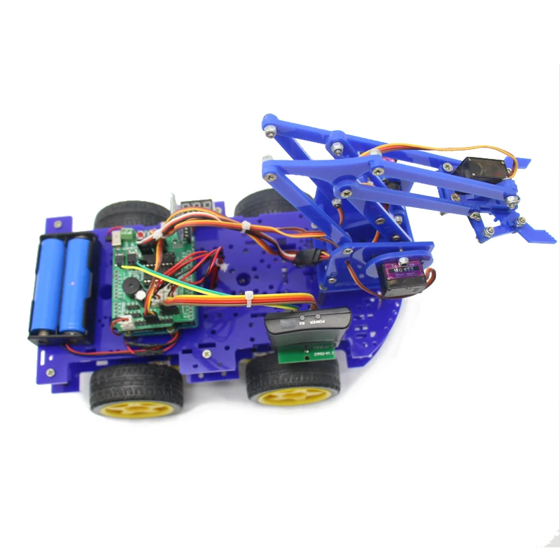 Горячая Новинка DIY meArm робот автомобиль на руку для Ardunio программа с PS