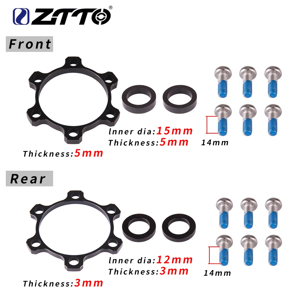 

ZTTO Bicycle Boost Hub Adapter Change 12x142 to 148 15x100 to 110 110 148 Bike Hub Spacer Washer 6 Bolt standard Thru Axle 15mm
