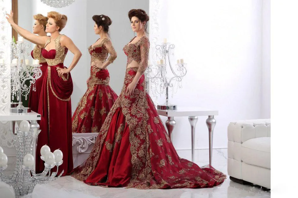 Свадебное платье из двух частей свадебное с русалочкой индийская мода Jajja кутюр