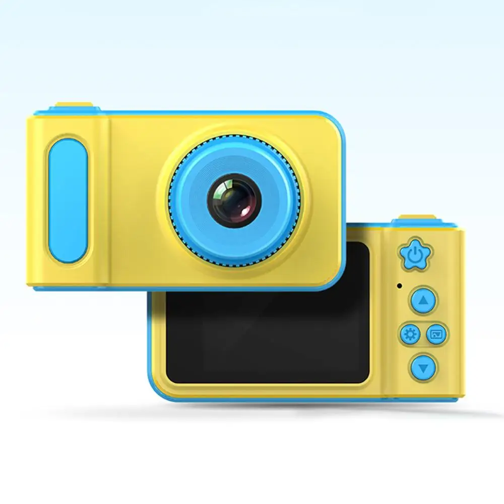 المحمولة الاطفال كاميرا رقمية صغيرة عيد الميلاد 2 بوصة الكرتون لطيف كاميرا لعب الأطفال هدية عيد ميلاد HD 1080P طفل لعب الكاميرا