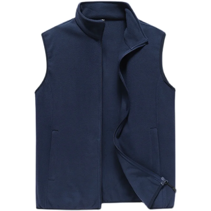 

2021 Winter New Men Warm Fleece Vest Jacket Hooded Sleeveless Waistcoat Autumn Fashion Casual Vest Waistcoat Jacket Men
