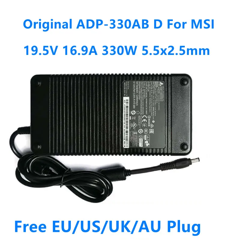 Оригинальное зарядное устройство переменного тока 330 Вт 19 5 в а x мм DELTA ADP-330AB D для
