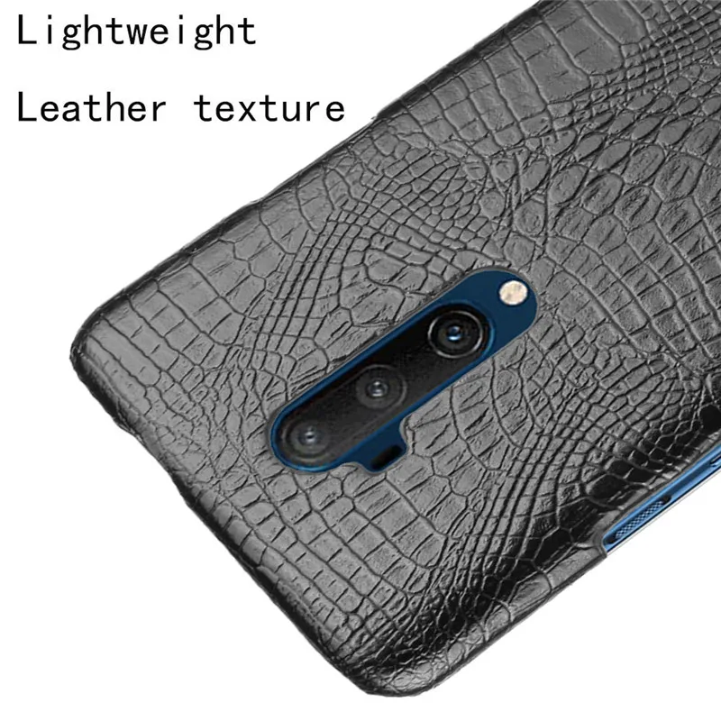 One Plus7T Pro Чехол для OnePlus 7T чехол Роскошный PC жесткий TPU PU крокодиловый телефона
