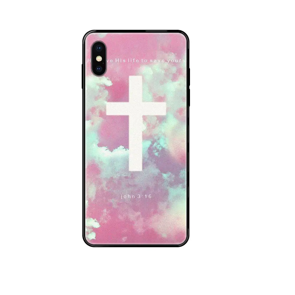 Soft TPU Black Cases Cover New Christian Cross Style For Huawei Honor 20 20I 20S 10 10I 6A 7A 7X 8C 8X 9 9A 9I 9X Lite Pro | Мобильные
