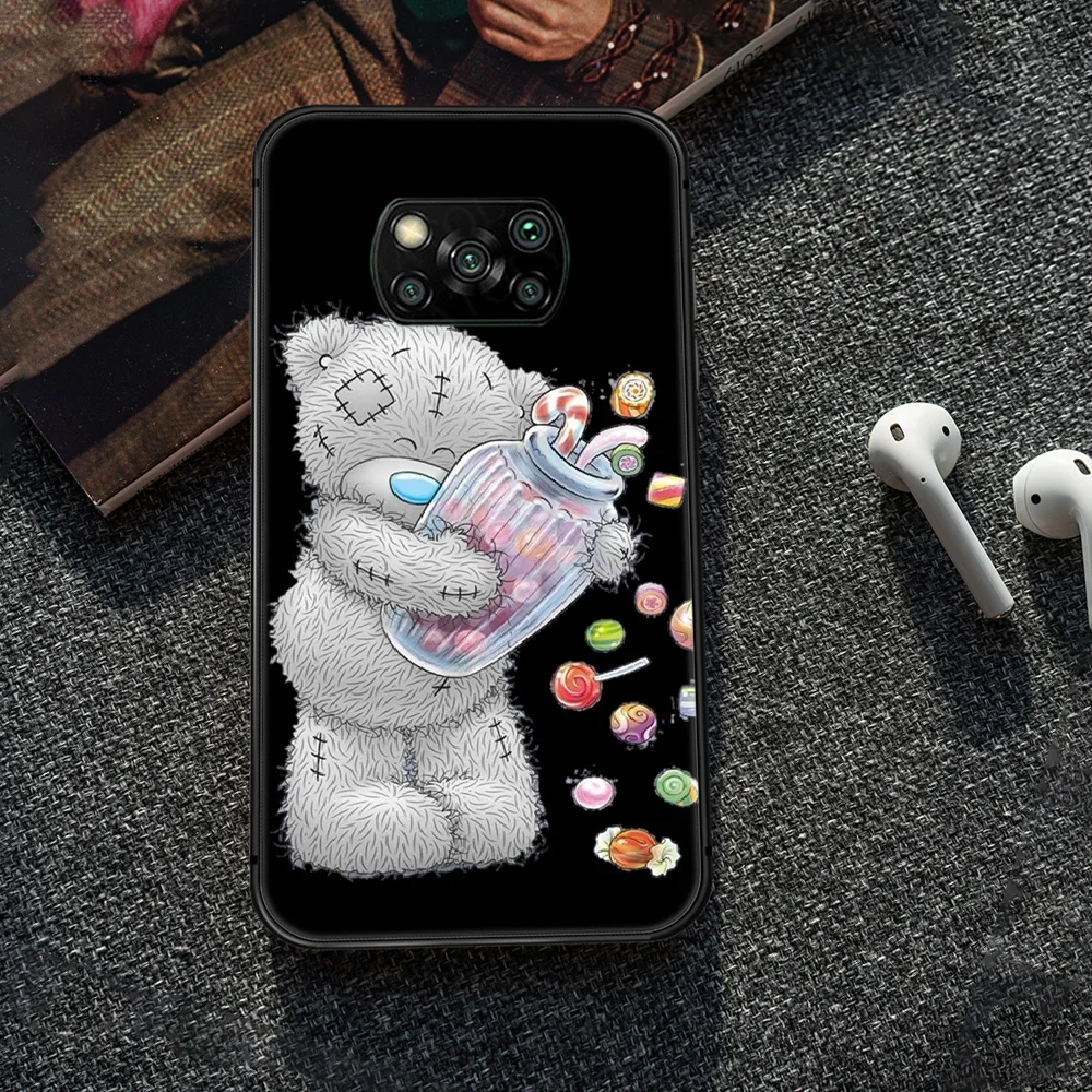 

Tatty Teddy Phone case Cover Hull For Xiaomi Mi A2 A3 8 9 9T Note 10 Se Lite Pro black Coque Pretty Hoesjes Painting Shell Tpu