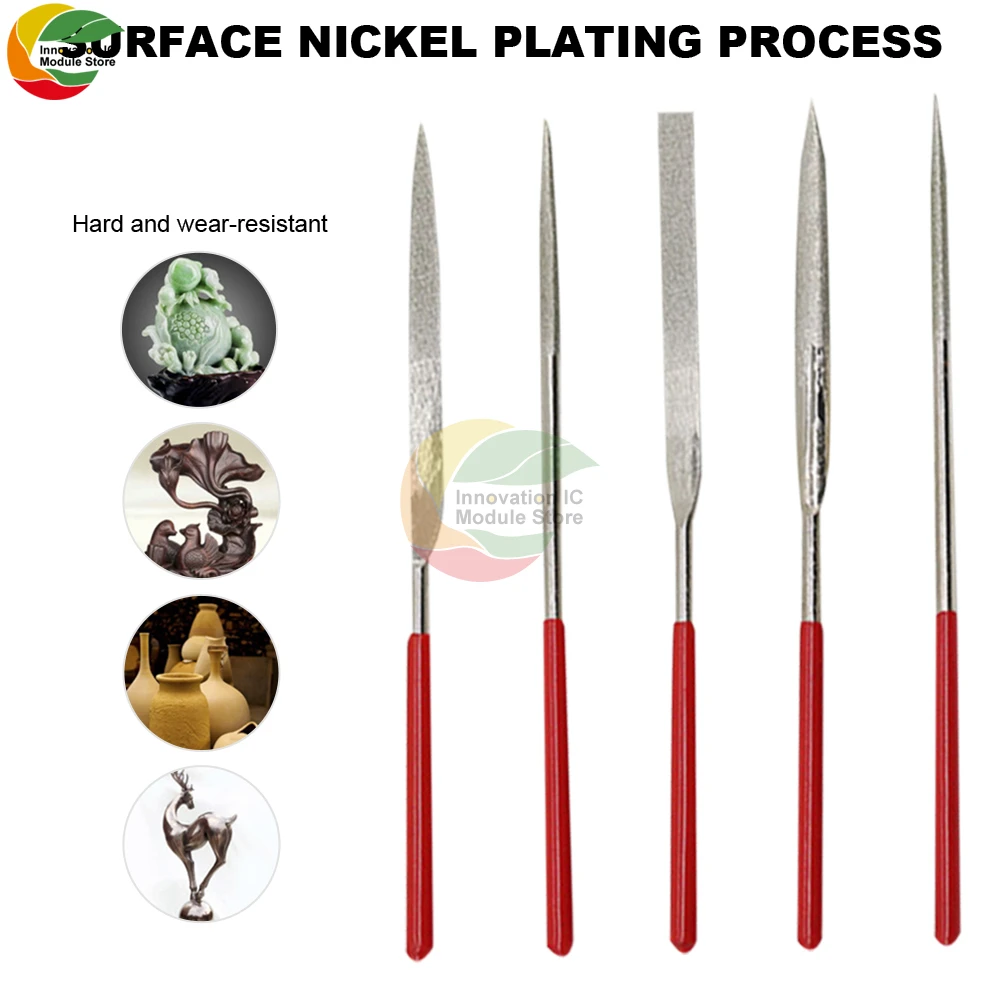 

10/5pcs Diamond Mini Needle File Set Handy Tools Ceramic Crafts DIY Wood Rasp File Needle Jewelry Polishing Carving Diamond File