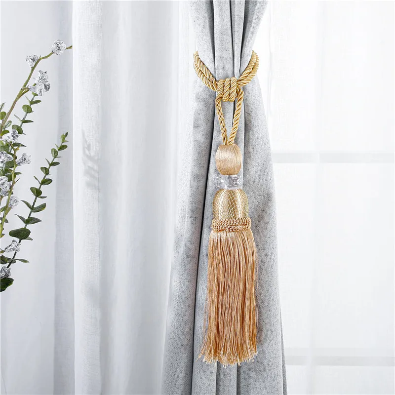 Роскошные Аксессуары для штор YokiSTG застежки в виде золотого сетчатого шара