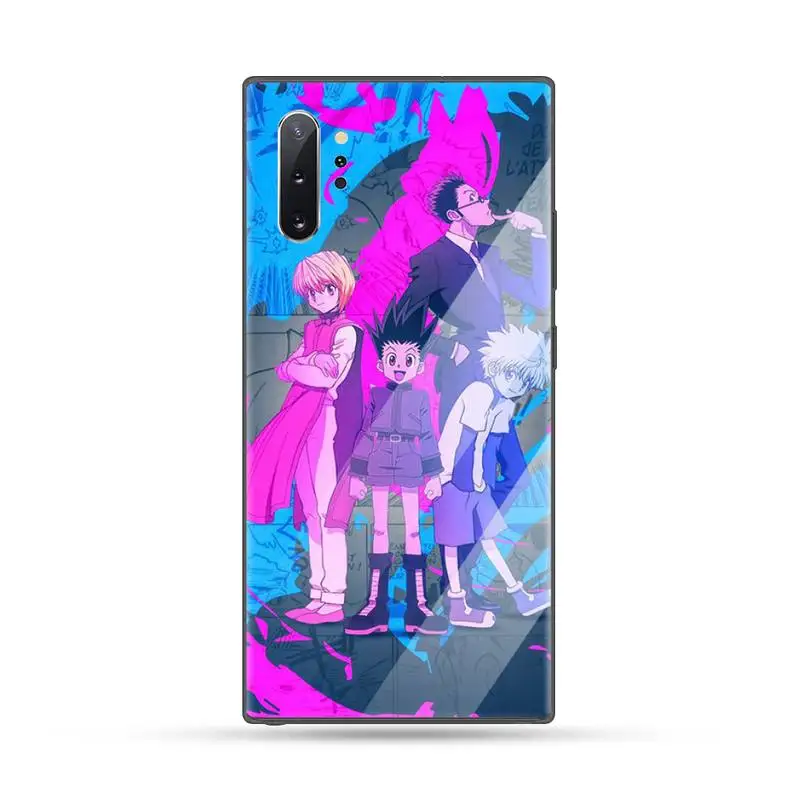 

Hunter X hunter HXH Phone Case Tempered glass For Samsung S6 S7 edge S8 S9 S10 e plus note8 9 10 pro