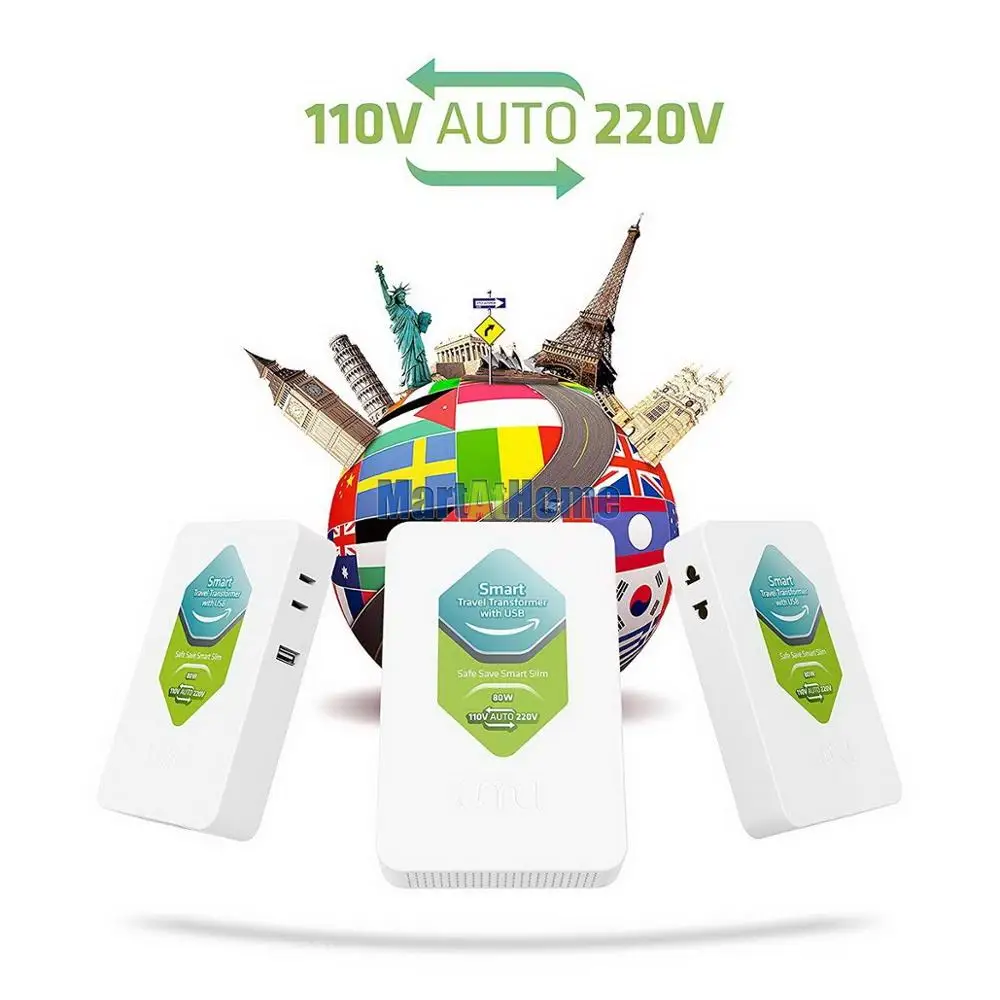 Повышающий и понижающий преобразователь напряжения 80 Вт тонкий светильник умный