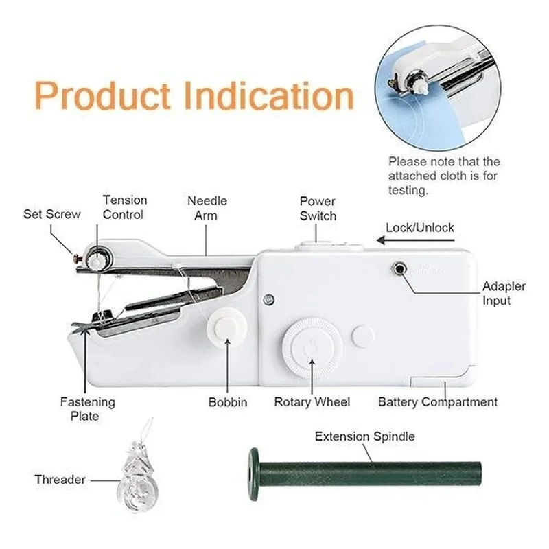 Мини Портативная Ручная Швейная Машина Overlock Quilting Presser Foot Machine Electrical Table Stitch Set On