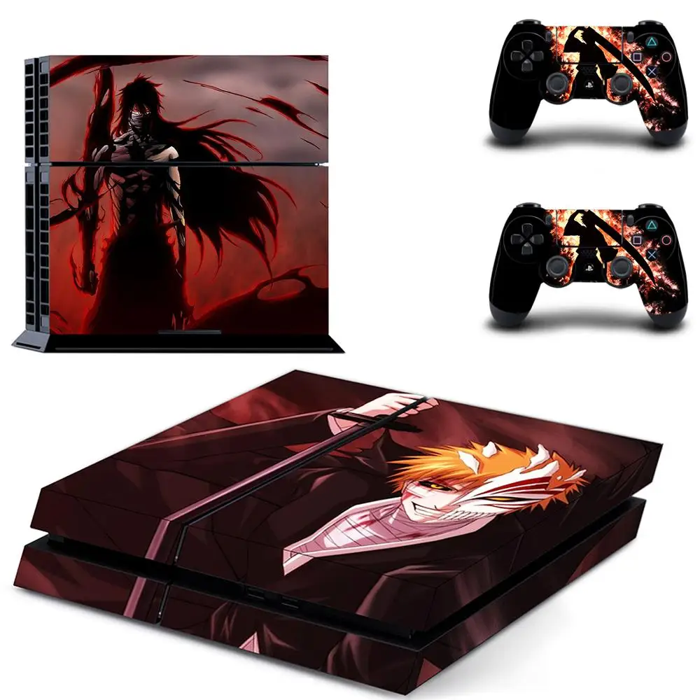 Аниме BLEACH полное покрытие лицевые панели PS4 кожи Стикеры наклейка для Игровые