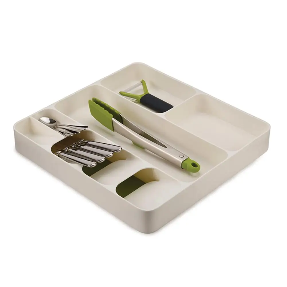 

8grid Kitchen Drawer Organizer Tray Spoon Cutlery Separation Finishing Storage box Cutlery Kitchen Storage organizer for kitchen