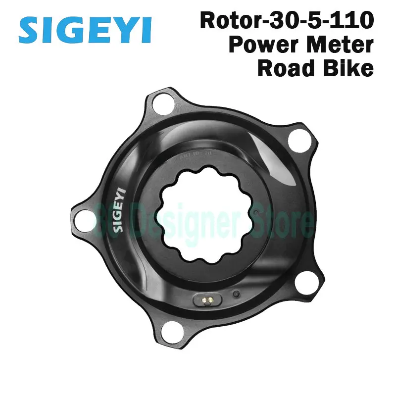 Road Bike Power Meter SIGEYI Bicycle Spider Cadence Rotor Crankset 5 bolt Chainring 30mm Crank Axle 110BCD 3D+3D30 3DF Flow | Спорт и