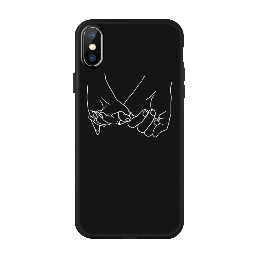 Чехол с рисунком черного цвета чехол для iPhone 6 6S 7 8 Plus X XS Max XR, классный чехол из ТПУ для iPhone6 iPhone6S iPhone8 Plus Funda - Цвет: 19