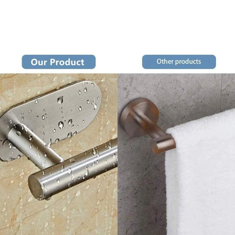 

Toilet Paper Holder Wall Mount Kitchen Roll Holder,Adhesive Toilet Paper Holder Toilet Roll Holder for Bathroom