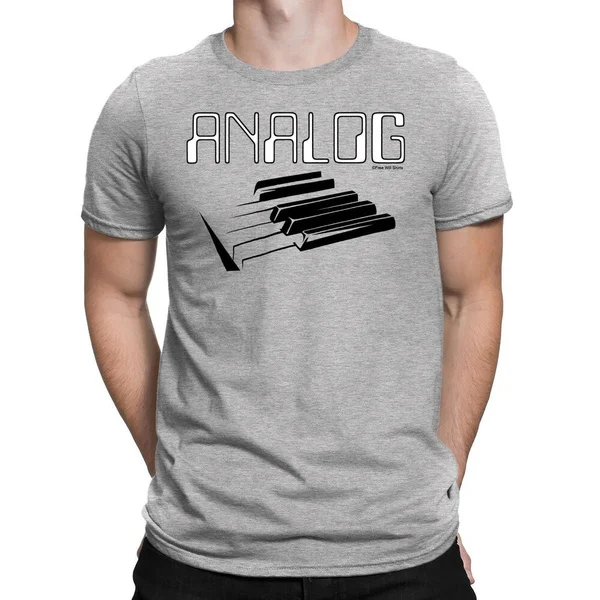 

Mens Keyboard Piano ANALOG Keys Pianist Keyboardist Novelty Music T-Shirt