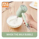 Новый беспроводной портативный Электрический миксер для продуктов Xiaomi Mijia, ручной блендер с 3 скоростями, мощный блендер для теста, взбиватель яиц, ручной миксер