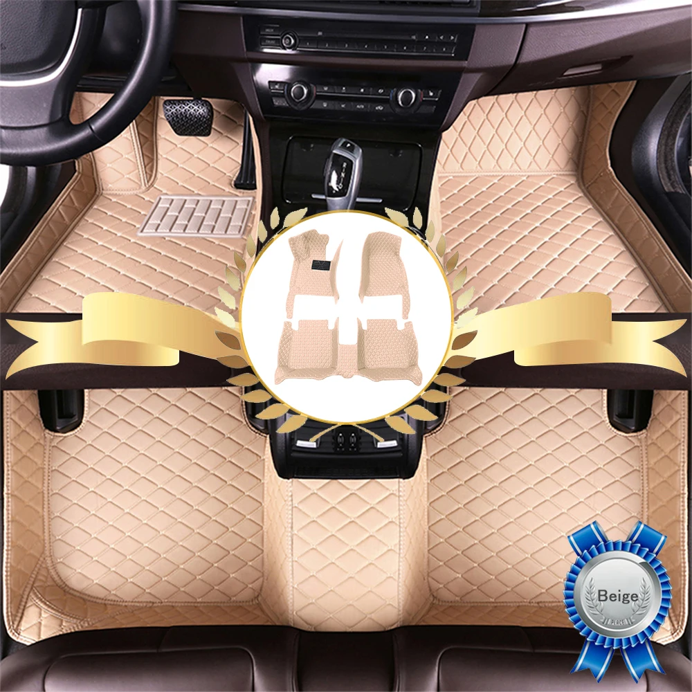 

leather Car Floor Mats Floor For BMW 3 Series E36 318is coupe 1990-2005 2006 2007 Custom Auto Foot Pads Automobile Carpet Cover