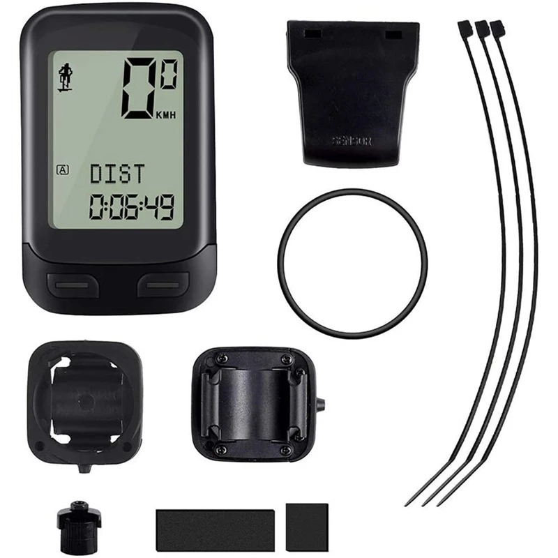 

WEST BIKING Bike Computer,18 Functions Bike Wireless Bicycle Speeeter Waterproof Lcd Display Cycling Oeter Speeeter