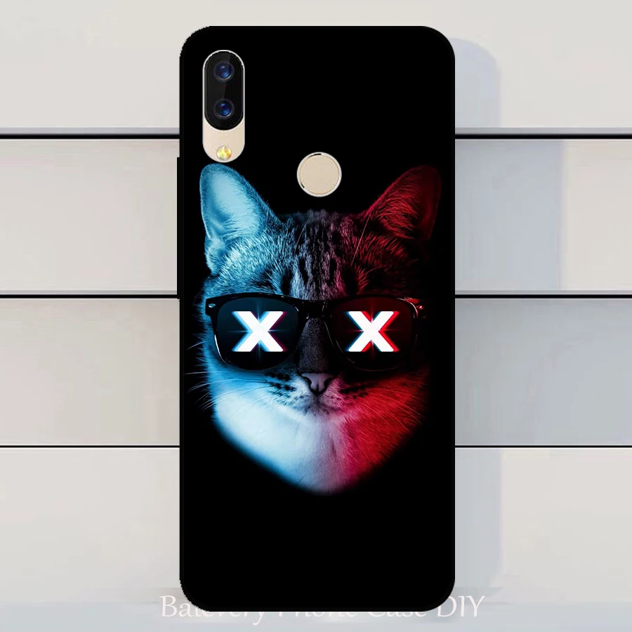 Для Umidigi Мощность чехол волк Силиконовые чехлы из ТПУ для 3 рисунок с котом