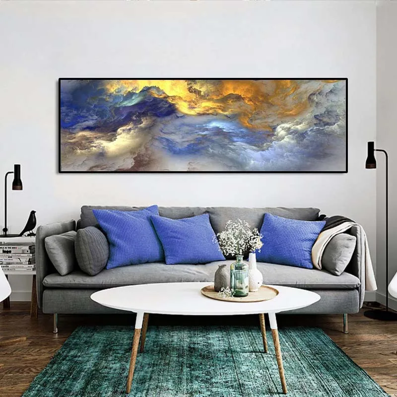 

Golden Color Wall Art Canvas Prints Abstract Canvas Art Paintings On The Wall Posters And Prints Wall Decor Picture For Bed Room