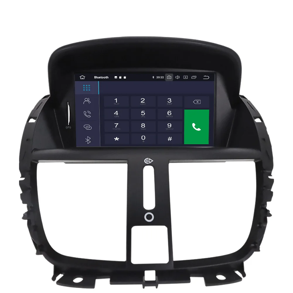 Android 10 0 64G PX6 GPS навигация для Peugeot 207 2008-2014 Авто Радио стерео автомобиль CD DVD