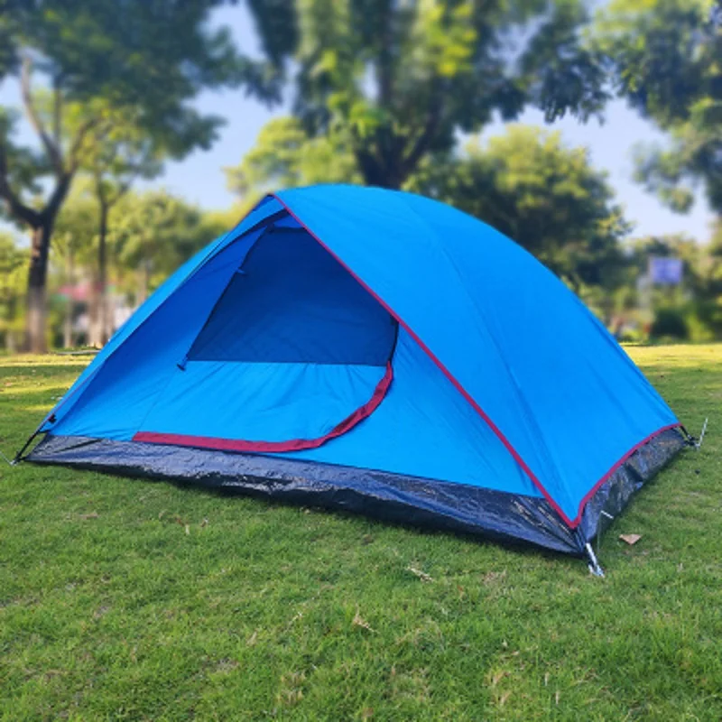 Палатка на 2 человек водонепроницаемая ветрозащитная двухслойная 190T|tent double|family