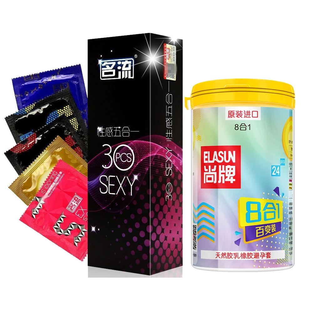 Смешанные 54 шт. 10 типов презервативы для человека секс безопаснее контрацепции