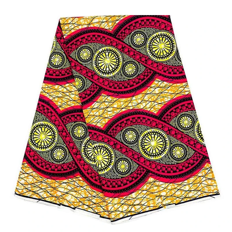 

Veritable Wax Original Ankara Print Fabric Real High Quality African Style Dress Material Fabrics By The Yard 100%Cotton SP 1405