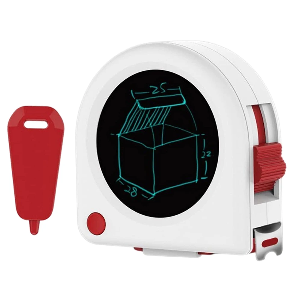 

Tape Measure 5M Retractable Precision Bent Freely Tape Measures Woodworkers with LCD Screen for Board Measuring Family Tools