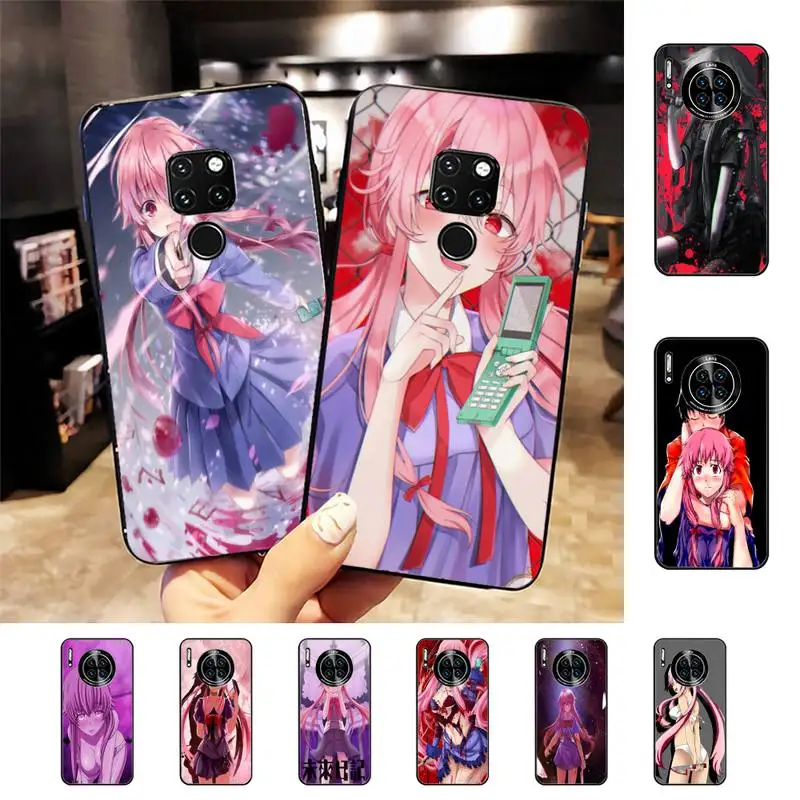 

Mirai Nikki Future Diary Phone Case For Huawei Nova3I 3E mate20lite 20Pro 10lite Luxury funda case