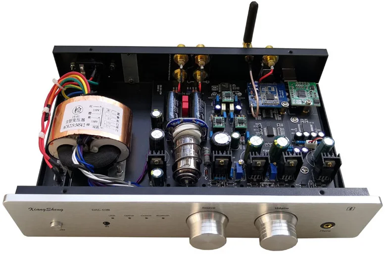 XiangSheng DAC 03 USB 24 бит/192K XMOS PCM1794 ламповый усилитель для наушников CSR8675 Bluetooth|xiangsheng