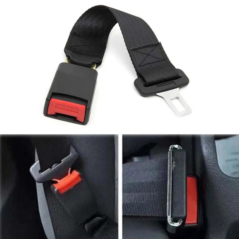 

KWOKKER 14" Longer 36cm 14" Universal Car Auto Seat Seatbelt Safety Belt Extender Extension Padding Extender Buckle Seat Belts