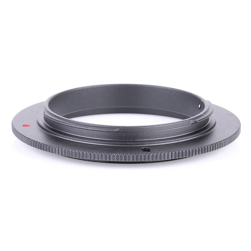 Черное кольцо обратного адаптера для макросъемки Canon EOS EF/EF S металлическое