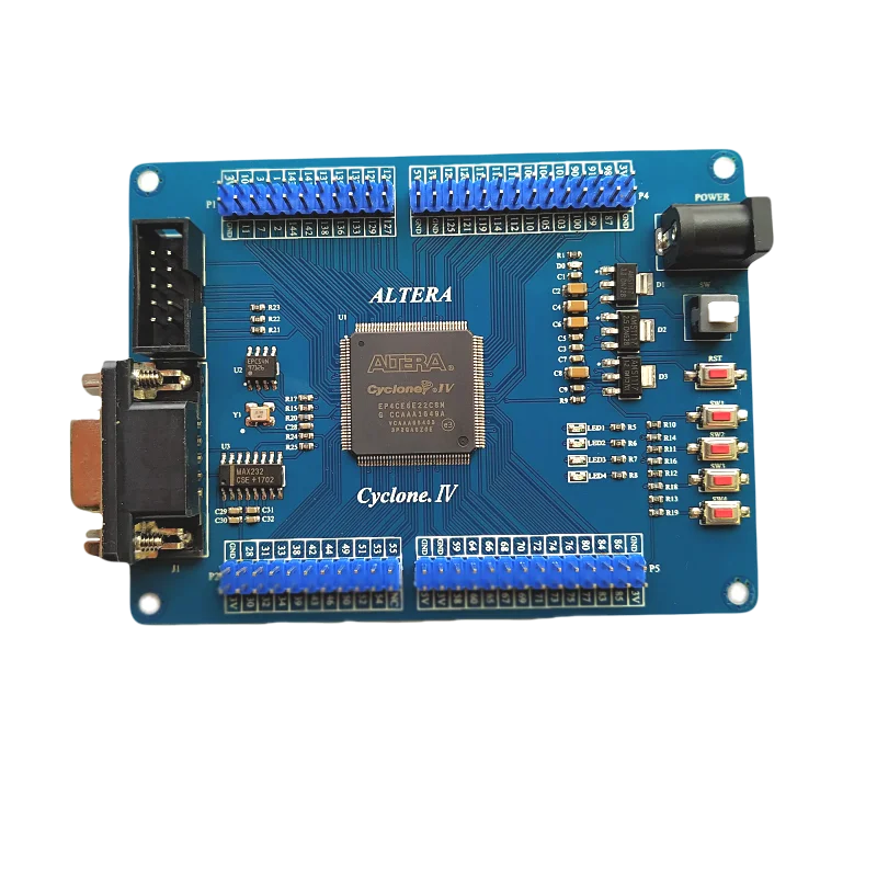 Макетная плата FPGA системная обучающая Altera Cyclone4E EP4CE6E22C8 EPCS4|Детали и аксессуары для