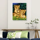 40 Х5, 0 см , два детали по номерам, масляный Набор для рисования на холсте для дома