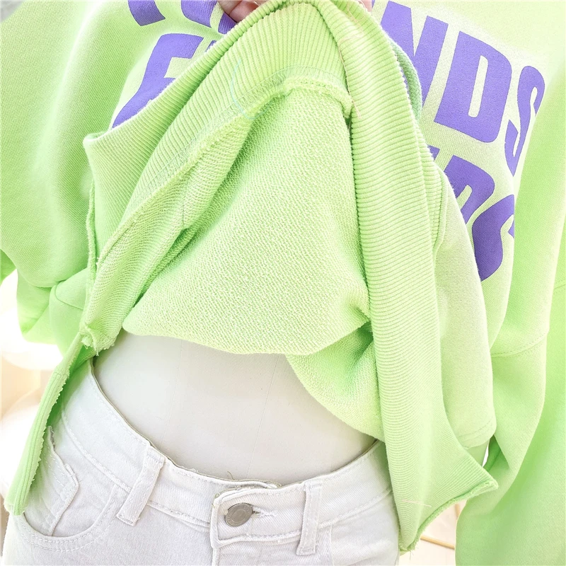

Women Hip Hop Oversized Hoodie High Street Letter Printed Loose Casual Hooded Sweatshirts Large Size Pullover Jumpers