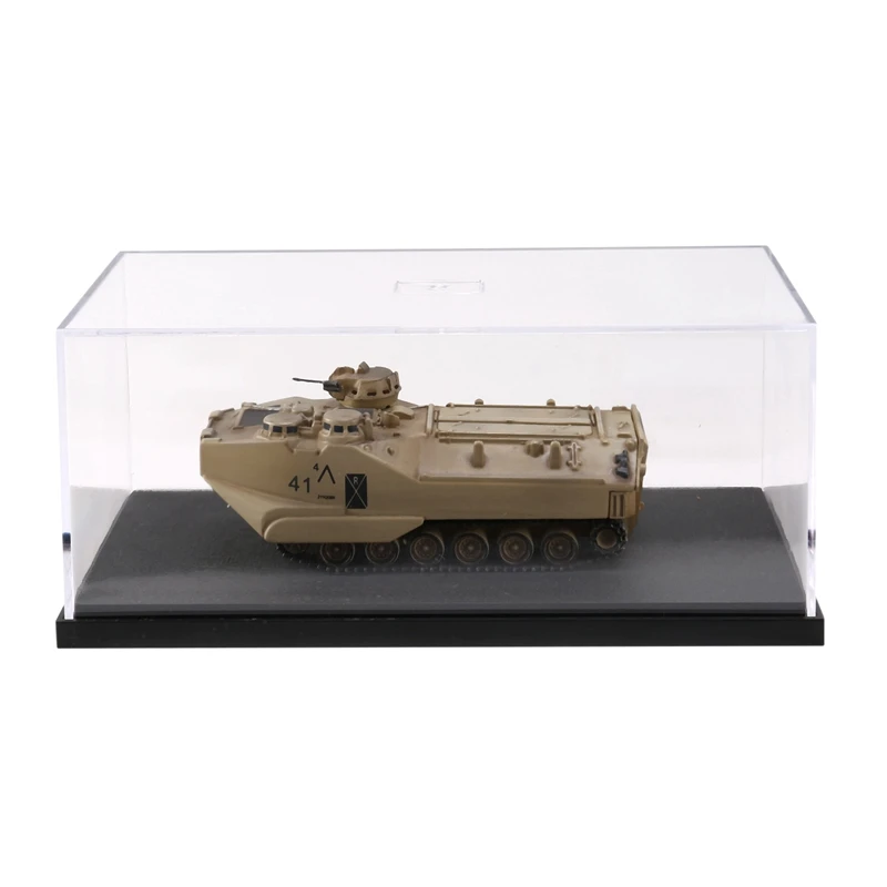 

12131B 1/72 American AAV7A1 Tank Model with Dustproof Case Home Office Collection Gift Display Tank Model
