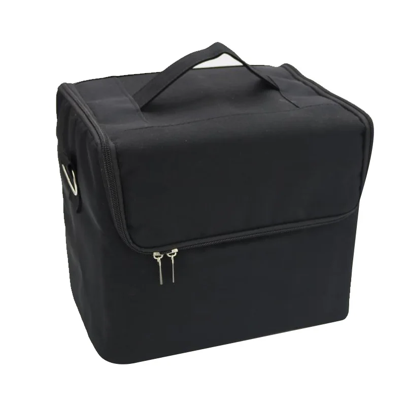 Goedkoop 4 Kleuren Multilayer Cosmetische Tas Make-Up Geval Organisator Beauty Reizen Rits Houder Handtas Toilettas Doek Koffer Voor Vrouwen Tas