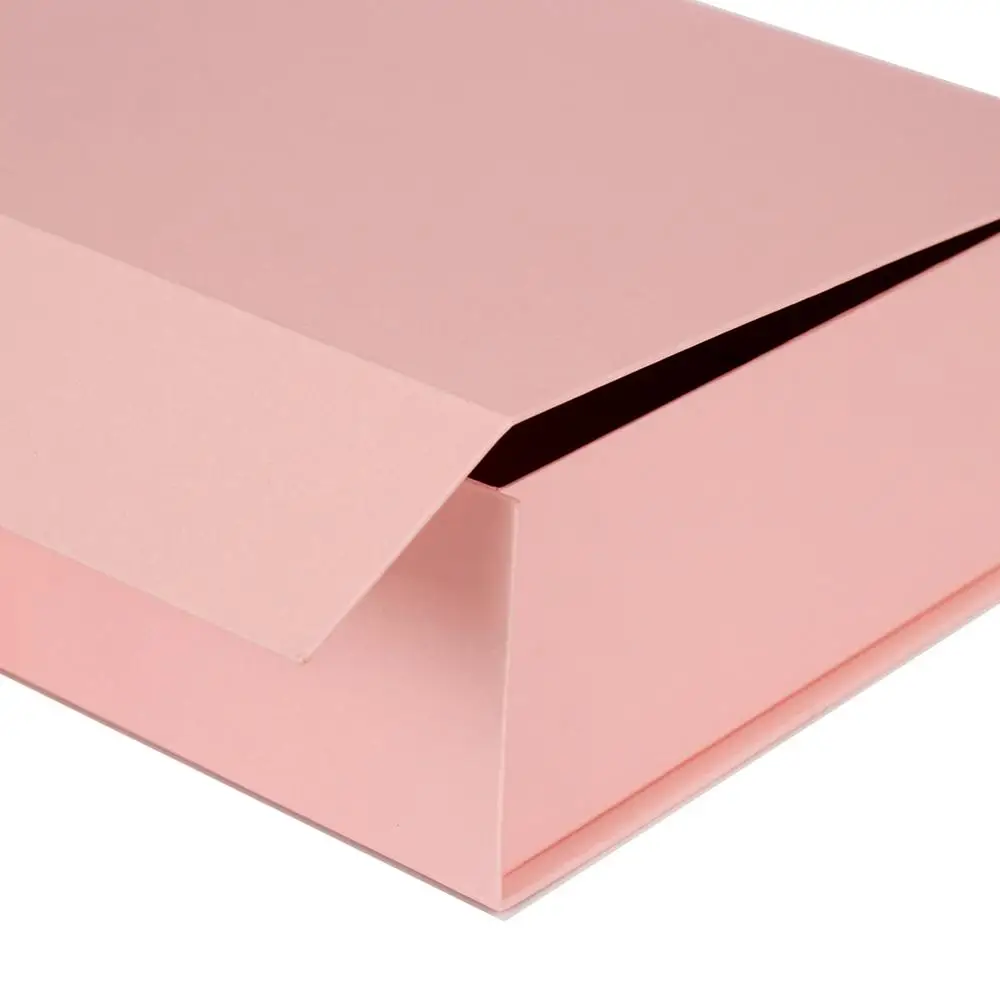 Оптовая продажа 10 шт./лот простая картонная Складная жесткая коробка с магнитной